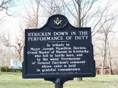 Stricken Down in the Performance of Duty Marker image. Click for full size.