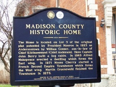 Madison County Historic Home Marker image. Click for full size.