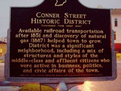 Side two of Conner Street Historic District image. Click for full size.