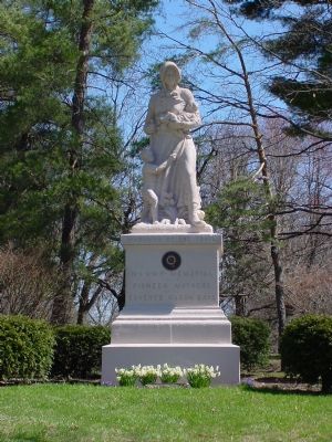 Madonna of the Trail Monument. Click for full size. Madonna of the Trail Monument image. Click for full size.