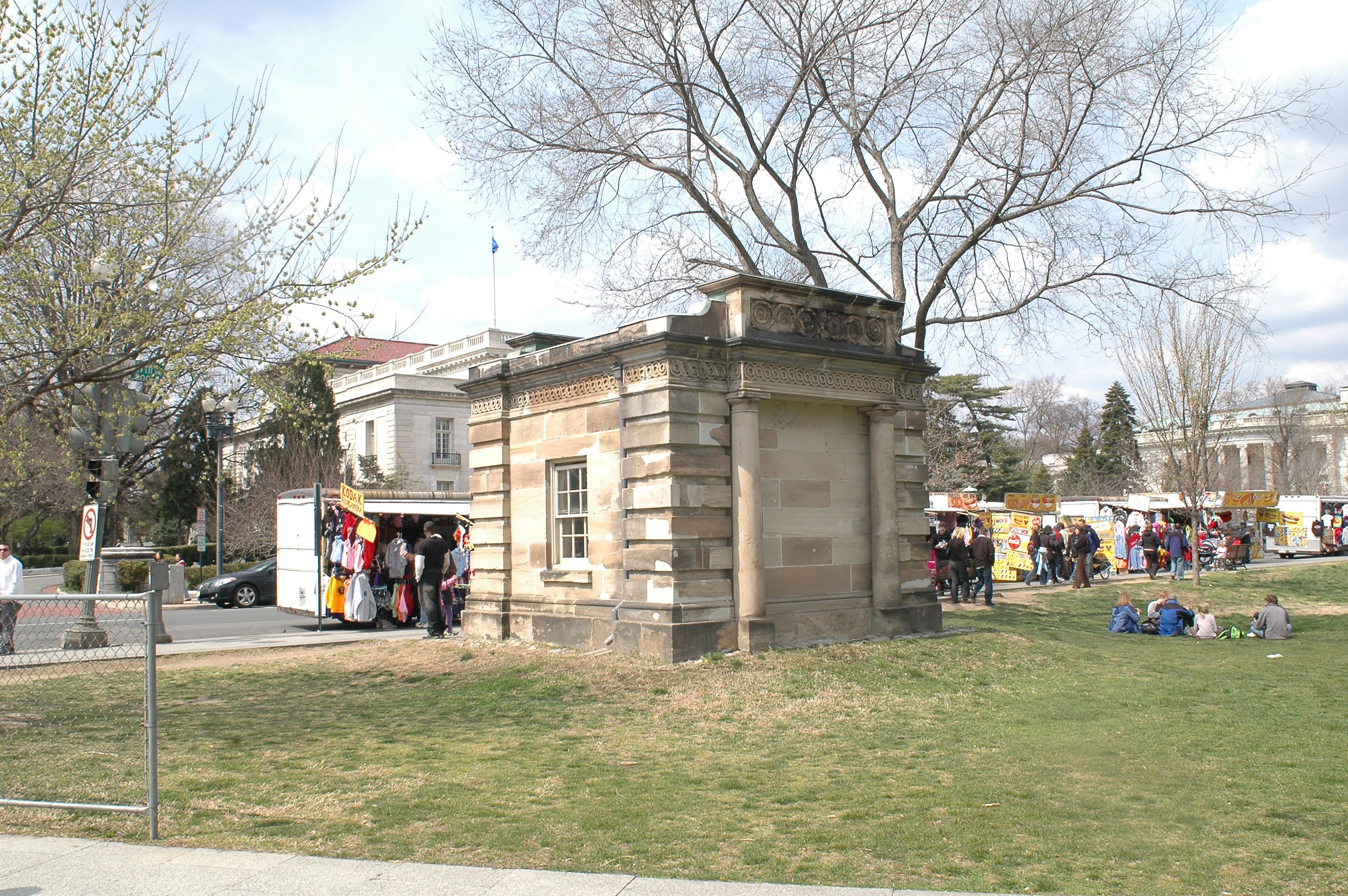 Rear of the 17th Street Bulfinch Gate House