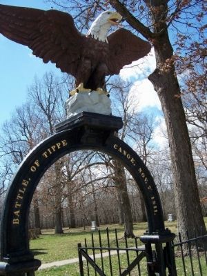 The elaborate entrance to the Battlefield.. Click for full size. The elaborate entrance to the Battlefield. image. Click for full size.
