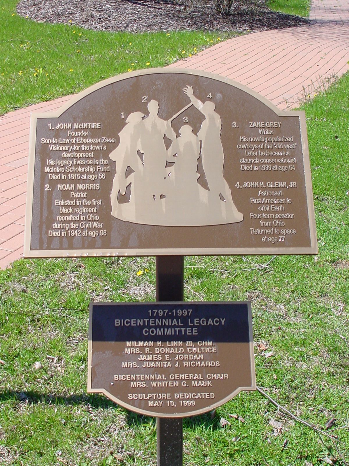 The Bicentennial Legacy Monument Marker