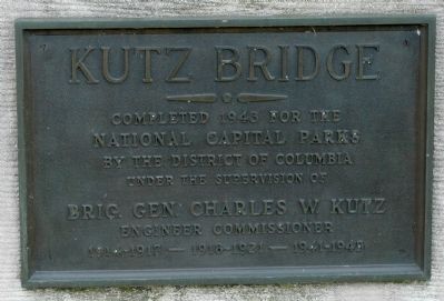 The Kutz Bridge Bridgeplate image. Click for full size.