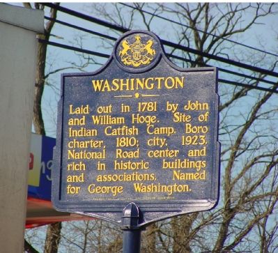 Washington Marker. Click for full size. Washington Marker image. Click for full size.