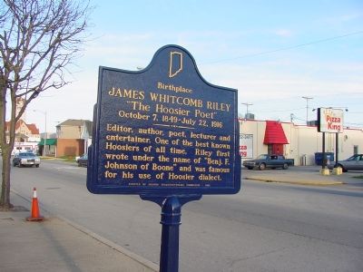 James Whitcomb Riley Marker image, Touch for more information