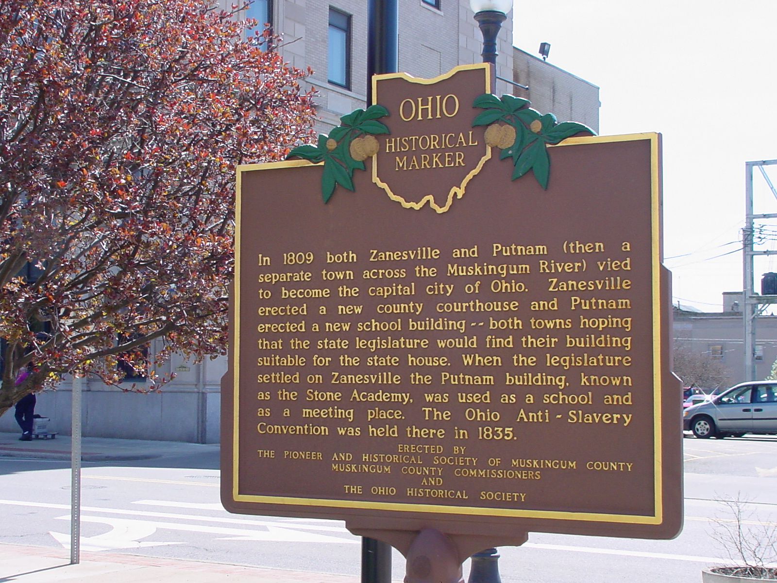 Second Capital of Ohio Marker