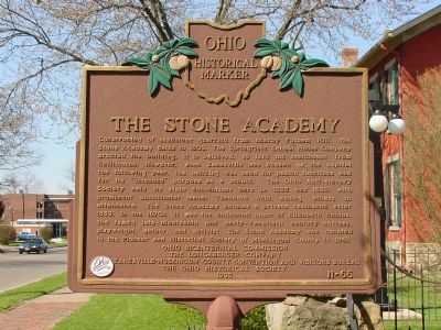 The Stone Academy Marker image. Click for full size.
