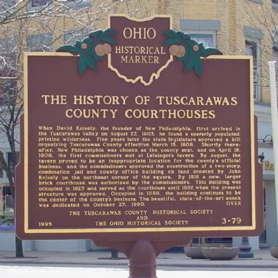 The History of Tuscarawas County Courthouses Marker image. Click for full size.