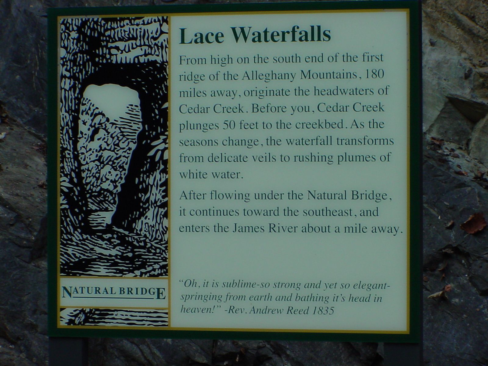 About Lace Waterfalls