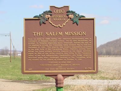 The Salem Mission Marker image. Click for full size.