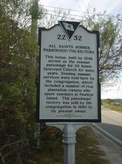 All Saints Summer Parsonage / The Rectory Marker image. Click for full size.