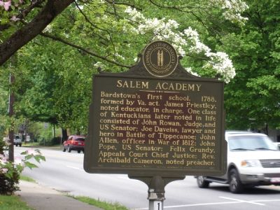 Salem Academy Marker image. Click for full size.