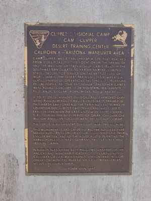 Clipper Divisional Camp Marker image. Click for full size.