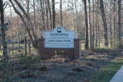 Christman Park Entrance image. Click for full size.