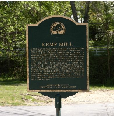 Kemp Mill Marker image. Click for full size.