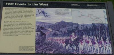First Roads to the West Marker. Click for full size. First Roads to the West Marker image. Click for full size.