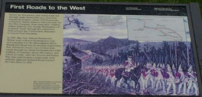 First Roads to the West Marker image. Click for full size.