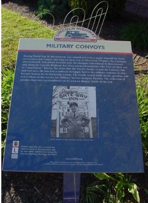 Military Convoys Marker image. Click for full size.