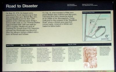 Upper Half of Road to Disaster Marker. Click for full size. Upper Half of Road to Disaster Marker image. Click for full size.