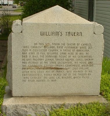 William's Tavern Marker image. Click for full size.