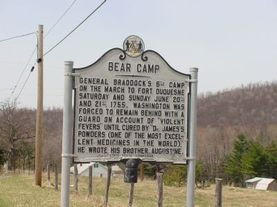 Bear Camp Marker image. Click for full size.