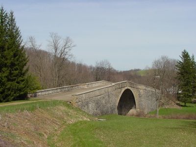 The National Road's Casselman River Bridge image. Click for full size.