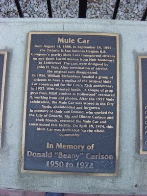 Mule Car Marker image. Click for full size.