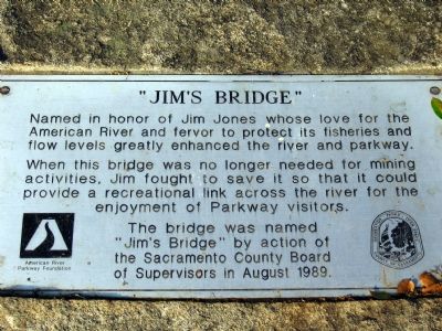 Jim's Bridge Marker image. Click for full size.