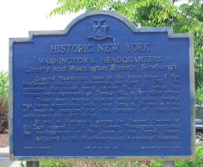 Washington's Headquarters Marker. Click for full size. Washington's Headquarters Marker image. Click for full size.