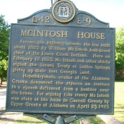 McIntosh House Marker image. Click for full size.