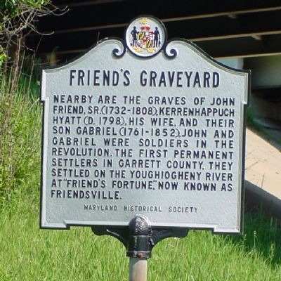 Friend's Graveyard Marker image. Click for full size.
