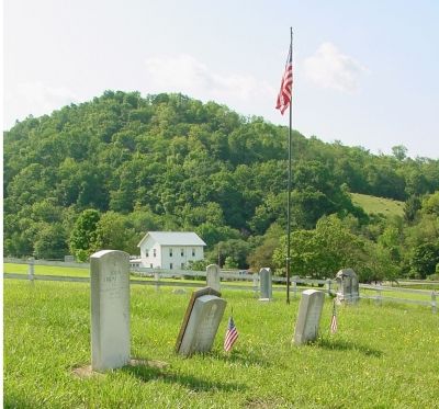 The Leftmost Stone Marks John Friend Sr.'s Grave. Click for full size. The Leftmost Stone Marks John Friend Sr.'s Grave image. Click for full size.