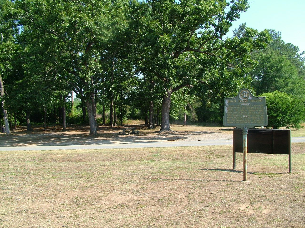 Rock Eagle Mound Marker