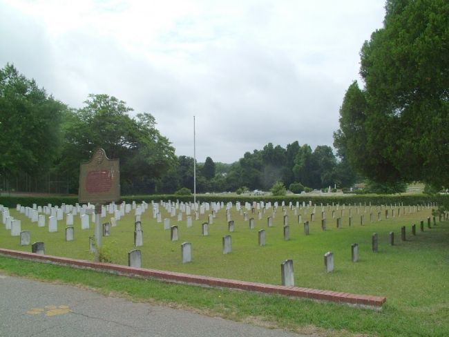 Confederate Dead and Marker image. Click for full size.
