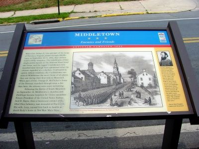 Middletown – Enemies and Friends Marker image. Click for full size.
