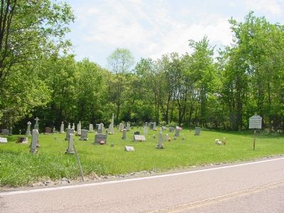 Graveyard and Marker. Click for full size. Graveyard and Marker image. Click for full size.