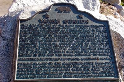 Yank's Station Marker. Click for full size. Yank's Station Marker image. Click for full size.