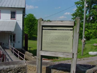 Stanton's Mill and Marker. Click for full size. Stanton's Mill and Marker image. Click for full size.