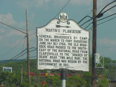 Martin's Plantation Marker image. Click for full size.