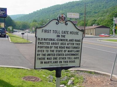First Toll Gate House Marker image. Click for full size.