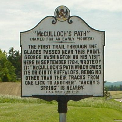 "McCulloch’s Path" Marker. Click for full size. "McCulloch’s Path" Marker image. Click for full size.