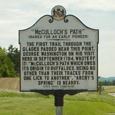 "McCullochs Path" Marker image. Click for full size.