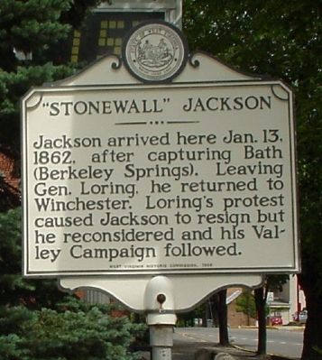 Marker's Stonewall Jackson Face image. Click for full size.