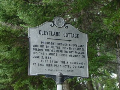 Cleveland Cottage Marker. Click for full size. Cleveland Cottage Marker image. Click for full size.