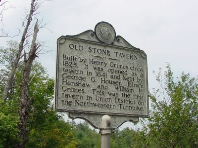 Old Stone Tavern Marker image. Click for full size.