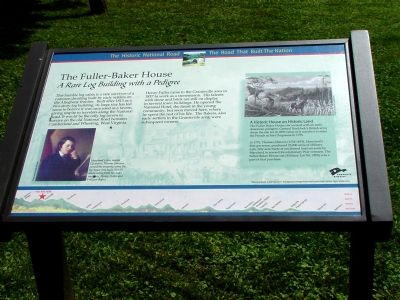 The Fuller-Baker House Marker. Click for full size. The Fuller-Baker House Marker image. Click for full size.