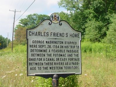 Charles Friend's Home Marker image. Click for full size.