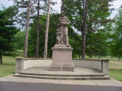 Madonna of the Trail Monument image. Click for full size.