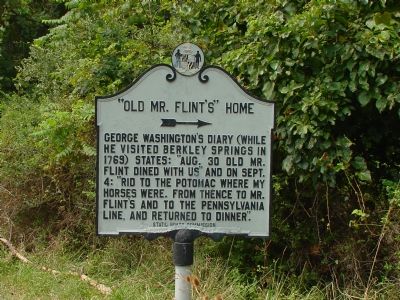 “Old Mr. Flints” Home Marker image. Click for full size.